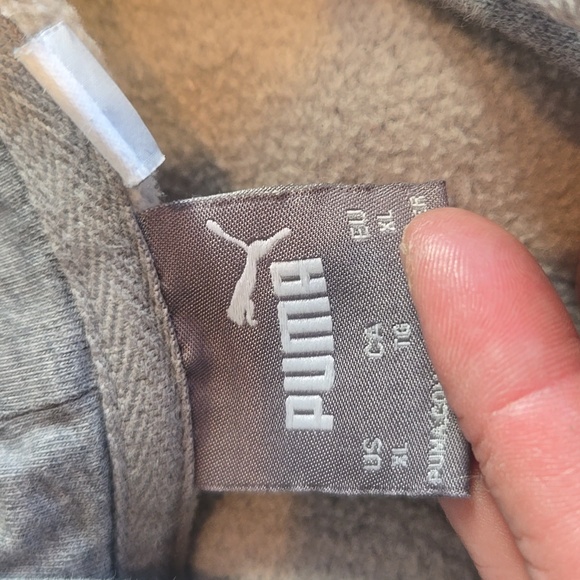 PUMA Heather Gray Pullover Hoodie - Picture 2 of 3